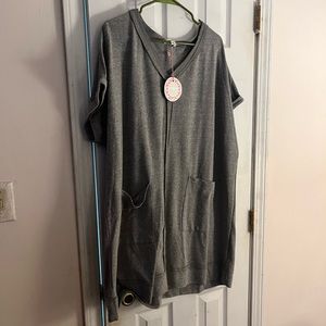 Brand new with tags grey dress !!